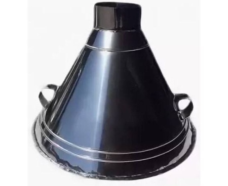 Зонт купольный вытяжной ЗВНК d700/ h650 для тандыра из нержавеющей стали